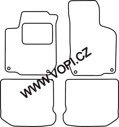 Autokoberce Volkswagen Beetle 1998 - 2011 Royalfit (4928)